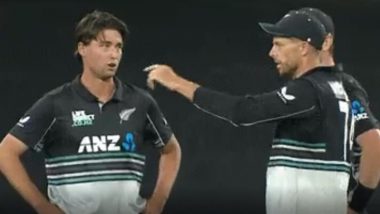 New Zealand Beats Sri Lanka by 8 Runs in 1st T20I 2024: Daryl Mitchell, Michael Bracewell, Jacob Duffy Shine As Blackcaps Secure Narrow Victory in Nail-Biting Thriller