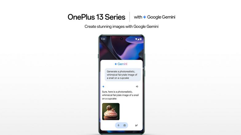 OnePlus 13 Series Including OnePlus 13 and OnePlus 13R To Integrate Google Gemini AI for Image Generation, Launch Set for January 2025; Check Expected Details