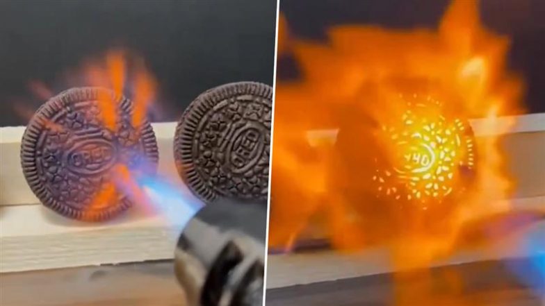 Oreo Under Fire! Netizens Claim Oreo Cookies Can Withstand Blowtorch Fire As They Contain Poison and Cancer-Causing Chemicals, Grok and AI Reveal Truth After Videos Go Viral