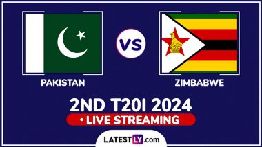 Pakistan vs Zimbabwe 2nd T20I 2024 Live Streaming Online in India: How To Watch PAK vs ZIM Cricket Match Free Live Telecast on TV?