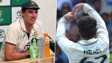 Pat Cummins Explains Travis Head's Celebration After Dismissing Rishabh Pant During Press Conference Following IND vs AUS Boxing Day Test 2024 (Watch Video)