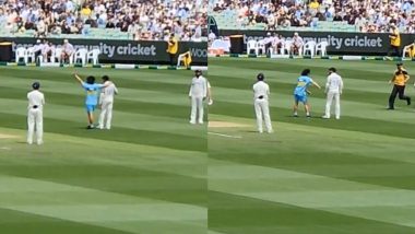 Fan Breaches Security To Meet Virat Kohli During IND vs AUS Boxing Day Test 2024 at Melbourne Cricket Ground, Videos Go Viral