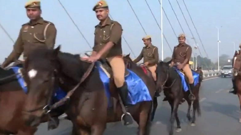 Mahakumbh Mela 2025: Preparations Underway in Prayagraj; Horses Used for Patrolling (Watch Video)