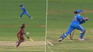 Jemimah Rodrigues and Richa Ghosh Combine To Run Out Qiana Joseph for a Duck During IND-W vs WI-W 1st ODI 2024 (Watch Video)