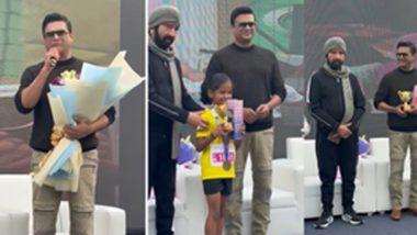 Actor R Madhavan Promotes Children's Fitness at Bawa Juhu Juniorthon 2024