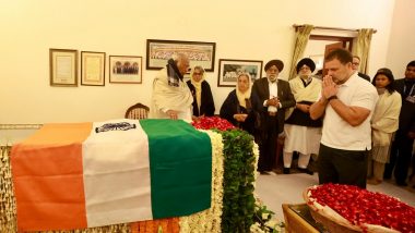 Dr Manmohan Singh Dies: Sonia Gandhi, Rahul Gandhi and Mallikarjun Kharge Pay Tributes to Former PM (See Pics and Video)