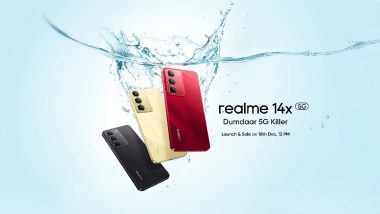 Realme 14x 5G Launch Today in India With IP69 Rating, 6000mAh Battery; Check Price, Features and Other Specifications