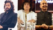 Ustad Zakir Hussain Dies at 73 in San Francisco Hospital; Riteish Deshmukh, Anupam Kher and Others Mourn the Loss of the Tabla Maestro