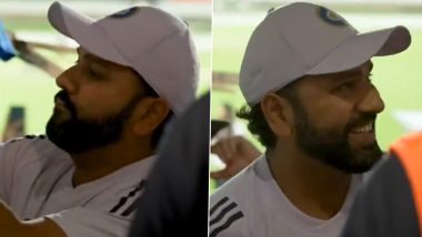 Rohit Sharma Wins Hearts, Ends 10-Year Long Wait of Fan As Team India Captain Signs Autograph For Him Ahead of IND vs AUS 2nd Test 2024 at Adelaide (Watch Video)