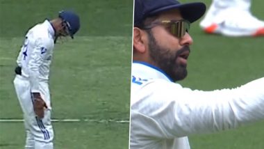 ’Gully Cricket Khel Raha Hai Kya? Rohit Sharma Chides Yashasvi Jaiswal, Indian Captain's Comments Caught On Stump Mic During IND vs AUS Boxing Day Test at MCG (Watch Video)