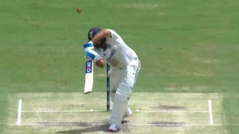 Rohit Sharma Wicket Video: Watch Pat Cummins Remove India Captain Cheaply During IND vs AUS 3rd Test 2024