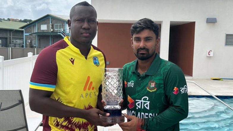 How To Watch WI vs BAN 1st T20I 2024 Free Live Streaming Online? Get Free Telecast Details of West Indies vs Bangladesh Match on TV