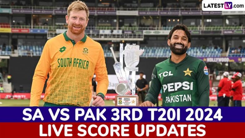 Match Called Off Due to Rain | South Africa vs Pakistan Highlights of 3rd T20I 2024: Persistent Downpour Washes Out Contest; South Africa Win Series 2-0 | 🏏 LatestLY