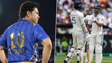 Sachin Tendulkar Lauds Nitish Kumar Reddy For Playing 'Crucial' Innings and Scoring Maiden Century During IND vs AUS Boxing Day Test 2024, Calls It A 'Knock to Remember' (See Post)