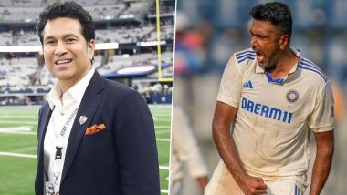 Ravi Ashwin Retires: Sachin Tendulkar Pens Down Heartfelt Wish For Star Indian Cricketer Following His International Retirement (See Post)