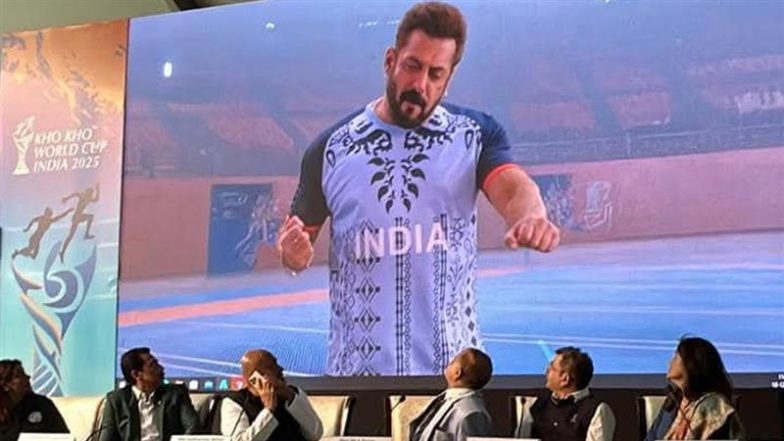 Salman Khan to be Brand Ambassador of Kho Kho World Cup 2025 in New Delhi, KKFI President Sudhanshu Mittal Announces Bollywood Superstar As Face of Inaugural Edition of Competition (Watch Video) | 🏆 Morning Tidings