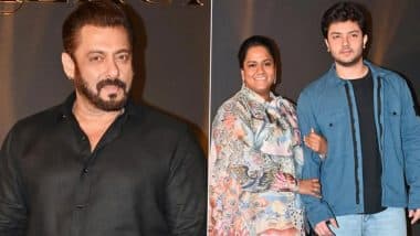 Salman Khan Steals the Spotlight in Black Shirt and Blue Jeans at Nirvan Khan’s Star-Studded Birthday Bash (See Pics)