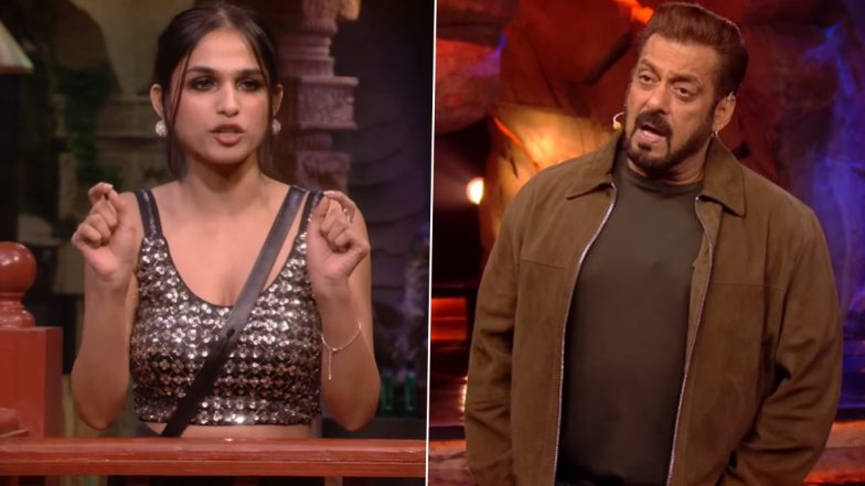 ‘Don’t Be Like That With Me’: Salman Khan Schools Kashish Kapoor After She Argues With Him Over ‘Flavour’ Drama on ‘Bigg Boss 18’ (Watch Video)