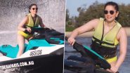 Sara Tendulkar Effortlessly Steals the Spotlight in Neon Green Monokini While Jet Skiing in Australia (Watch Video)