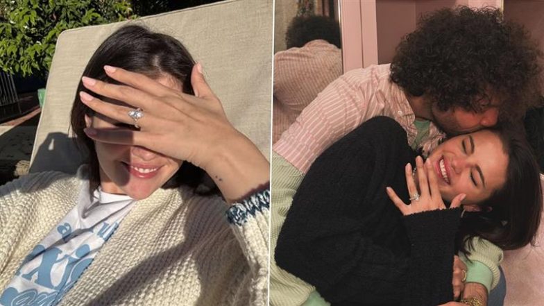 Selena Gomez Shows Off Her Engagement Ring With a Smile in New Sun-Kissed Photo