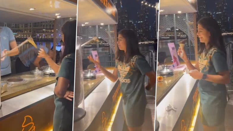 Shreyanka Patil Playfully Tricked By Turkish Ice-Cream Vendor, Indian Cricketer Shares Fun Moment On Instagram (Watch Video)