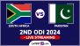 South Africa vs Pakistan Free Live Streaming Online, 2nd ODI 2024: How To Watch SA vs PAK Cricket Match Live Telecast on TV in India?