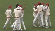 South Australia Clinch Thrilling Last-Ball Win Over Tasmania by Two Runs During Sheffield Shield, Video Goes Viral