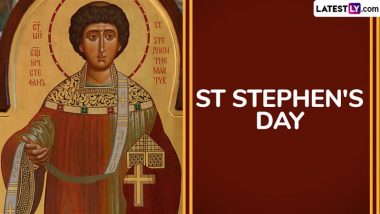 St Stephen’s Day 2024 Date in Ireland: Know Significance of Feast of Saint Stephen To Honour Christianity’s First Martyr