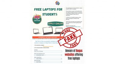 Students To Get Free Laptops Under Students Laptop Scheme 2024? PIB Fact Check Reveals Truth About Viral WhatsApp Message