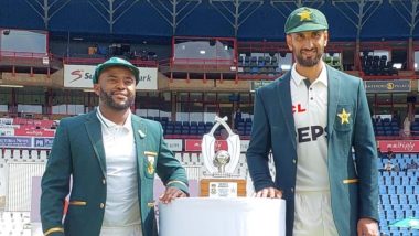 How To Watch SA vs PAK 1st Test 2024 Day 2 Free Live Streaming Online? Get Free Telecast Details of South Africa vs Pakistan Cricket Match on TV