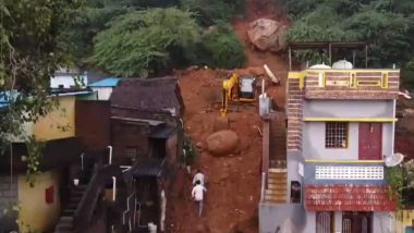 Tiruvannamalai: 7 Including 5 Children Killed After Huge Rock Falls on Their House in Tamil Nadu Following Continuous Rainfall Due to Cyclone Fengal (Watch Video)