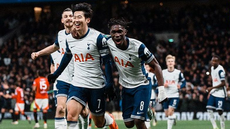 Tottenham Hotspur 4–3 Manchester United, Carabao Cup 2024–25: Dominic Solanke's Brace, Son Heung-min and Dejan Kulusevski Goals Propel Spurs Past Ruben Amorim's Men in a Seven-Goal Thriller