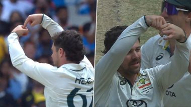 Explained: What Travis Head’s Celebration Mean After Dismissing Rishabh Pant On Day 5 of IND vs AUS 4th Test 2024 (Watch Video)