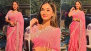 Trisha Kar Madhu Captivates in Stunning Pink Saree, Bhojpuri Actress Serves Ethnic Glam in Traditional Outfit (View Pictures)