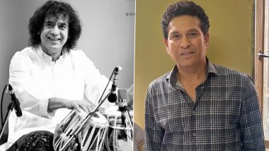 Ustad Zakir Hussain Passes Away: Sachin Tendulkar Pays Heartfelt Tribute to Legendary Tabla Maestro (View Post)