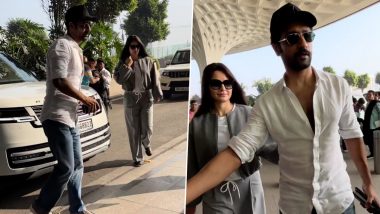 Vicky Kaushal and Katrina Kaif Slay in Casual Looks As They Head for New Year Getaway (Watch Video)