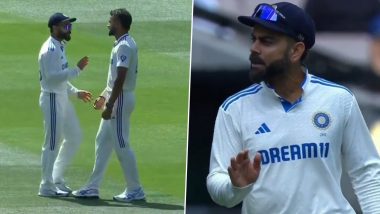 Virat Kohli Captaining India? Fans Think So After Spotting Ex-Skipper Setting Fields and Giving Inputs to Bowlers on Day 4 of IND vs AUS Boxing Day Test 2024 (Watch Videos)