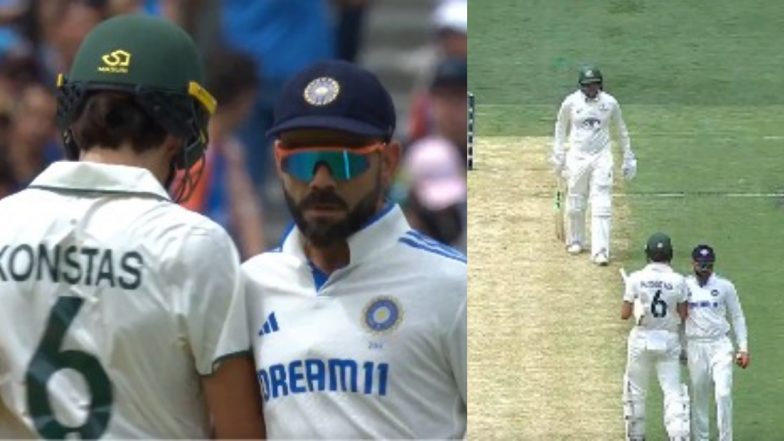 Virat Kohli, Sam Konstas Shoulder Collision During IND vs AUS Boxing Day Test 2024 Could Come Under ICC's Lens