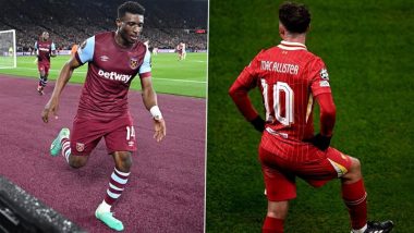 West Ham vs Liverpool Lineups: Check Starting XIs For Premier League 2024-25 Football Match at London Stadium