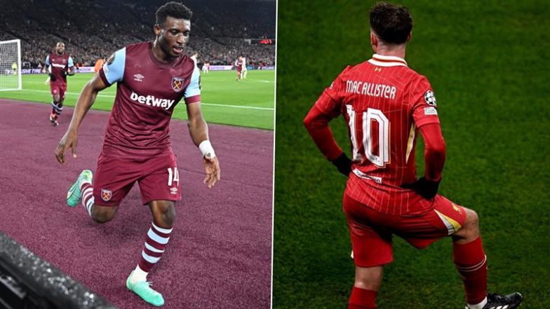 West Ham vs Liverpool Lineups: Check Starting XIs For Premier League 2024-25 Football Match at London Stadium