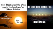 Winter Solstice 2024 Funny Meme Templates: Share Hilarious Jokes, ‘Winter Is Coming’ Memes, Images and Viral Posts To Celebrate the Cold Weather