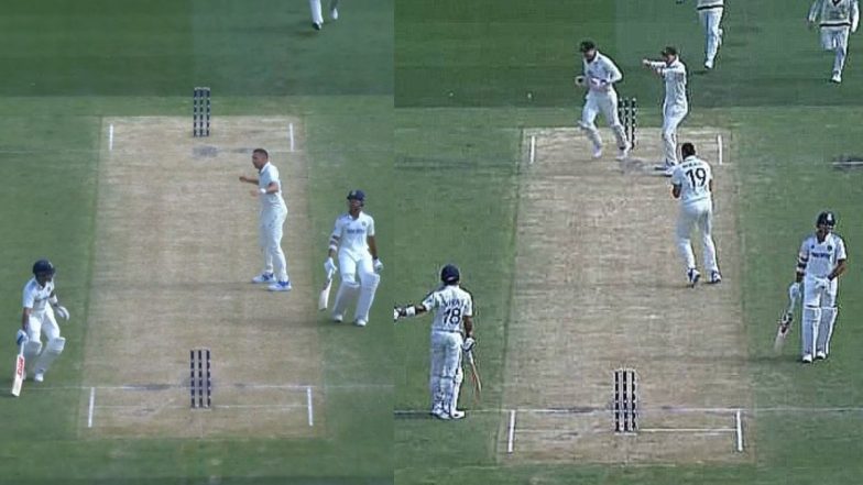 Yashasvi Jaiswal Run Out After Miscommunication With Virat Kohli During IND vs AUS Boxing Day Test 2024 (Watch Video)