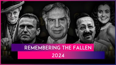 Year Ender 2024: From Ratan Tata to Kiki Hakansson and Dame Maggie Smith, List of Noted People Who Died This Year