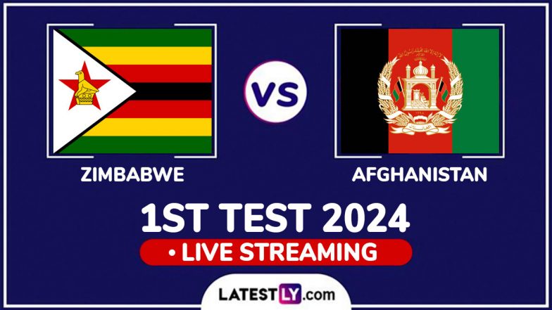 Zimbabwe vs Afghanistan Free Live Streaming Online, 1st Test 2024: How To Watch ZIM vs AFG Cricket Match Live Telecast on TV?