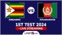 Zimbabwe vs Afghanistan Free Live Streaming Online, 1st Test 2024: How To Watch ZIM vs AFG Cricket Match Live Telecast on TV?