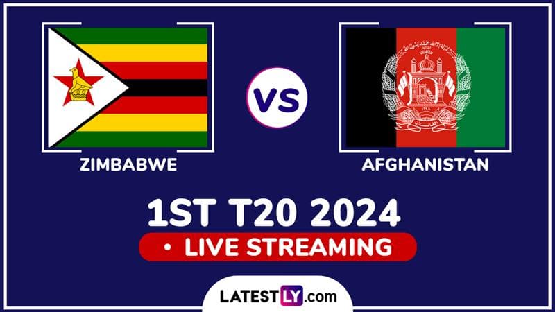 Zimbabwe vs Afghanistan Free Live Streaming Online, 1st T20I 2024: How to Watch ZIM vs AFG Cricket Match Live Telecast on TV?