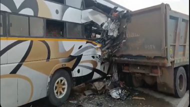 Six Killed, 10 Injured as Bus Rams into Dumper Truck in Gujarat's Bhavnagar