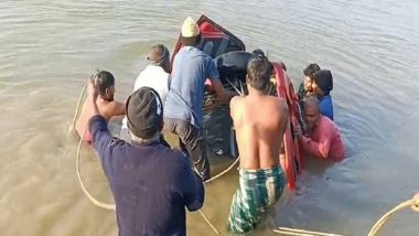 Assam Road Accident: Mother, Infant Daughter Drown As Car Plunges Into Barak River in Cachar District