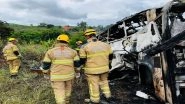 Brazil Plane Crash: Small Plane Crashes Into Brazilian Town Popular With Tourists, Number of Dead Unclear (Watch Videos)