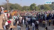 Farmers Protest: Massive Congestion at Delhi-Noida Border as Police Set Up Barricades Ahead of Farmers' 'Delhi Chalo' March